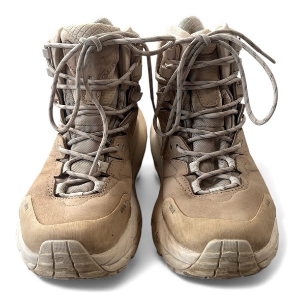 Hoka One One Kaha 2 Shoes Womens 5.5 Beige Hiking Boot - Picture 2 of 11
